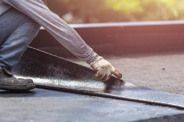 Professional Emergency Waterproofing technician working in Florham Park, NJ